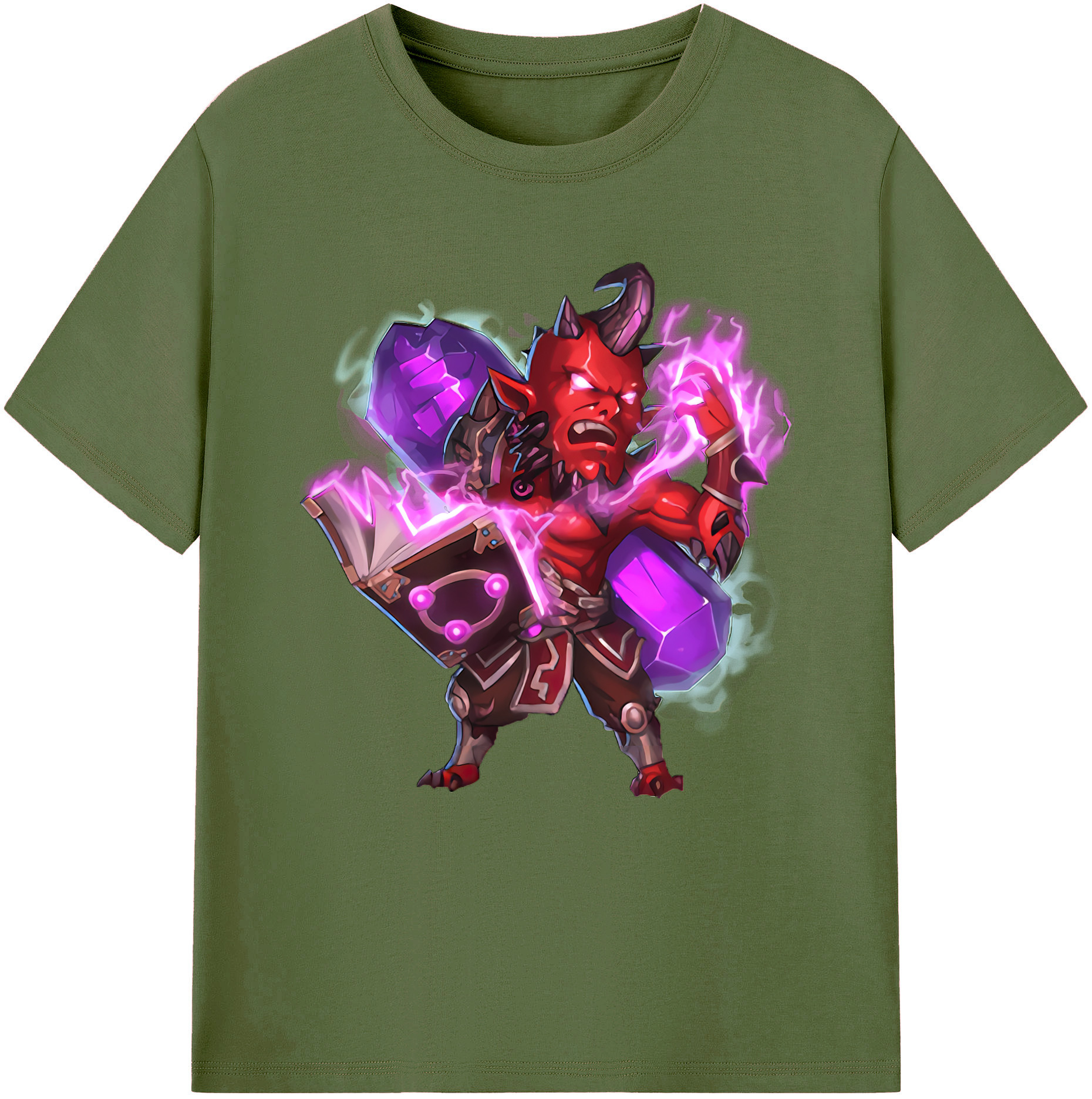 リーグ・オブ・レジェンド League of Legends LOL 綿100％半袖Tシャツ（フロントプリント）